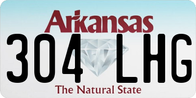 AR license plate 304LHG