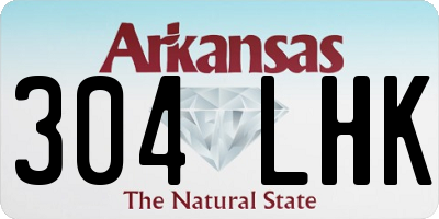 AR license plate 304LHK