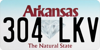 AR license plate 304LKV