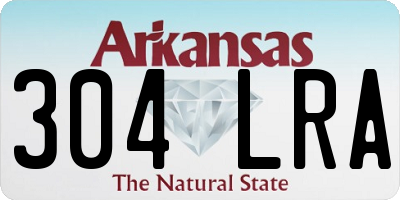 AR license plate 304LRA