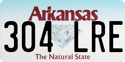 AR license plate 304LRE