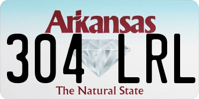 AR license plate 304LRL
