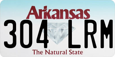 AR license plate 304LRM