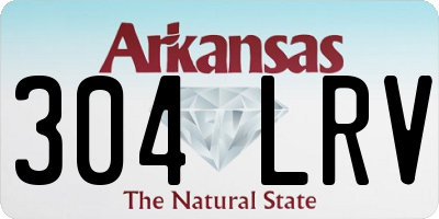 AR license plate 304LRV