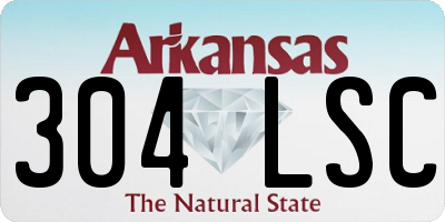 AR license plate 304LSC