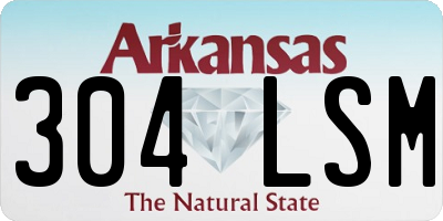 AR license plate 304LSM