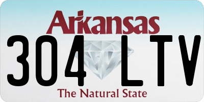 AR license plate 304LTV