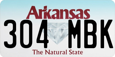 AR license plate 304MBK