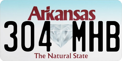 AR license plate 304MHB