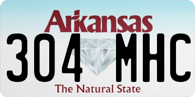 AR license plate 304MHC