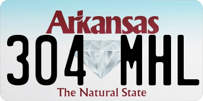 AR license plate 304MHL
