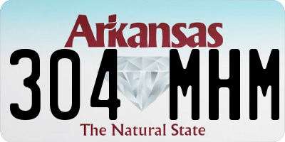 AR license plate 304MHM