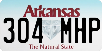 AR license plate 304MHP