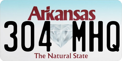 AR license plate 304MHQ