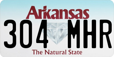AR license plate 304MHR