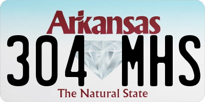 AR license plate 304MHS
