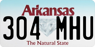 AR license plate 304MHU