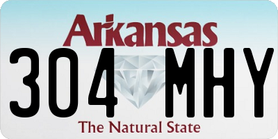 AR license plate 304MHY