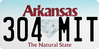 AR license plate 304MIT
