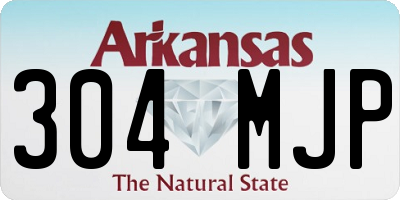 AR license plate 304MJP