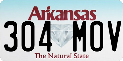 AR license plate 304MOV