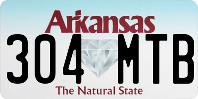 AR license plate 304MTB