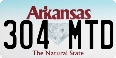 AR license plate 304MTD