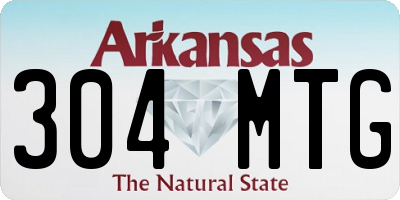 AR license plate 304MTG