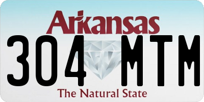 AR license plate 304MTM