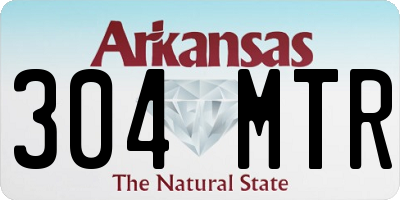 AR license plate 304MTR