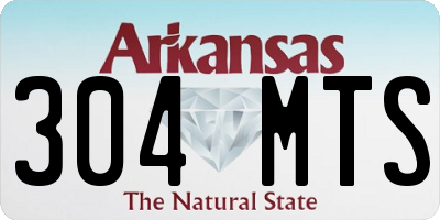 AR license plate 304MTS