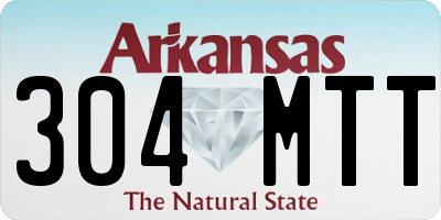 AR license plate 304MTT