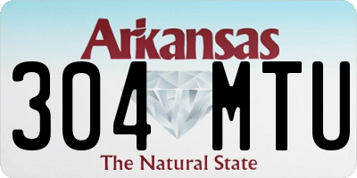 AR license plate 304MTU