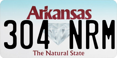 AR license plate 304NRM