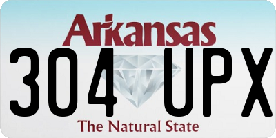 AR license plate 304UPX