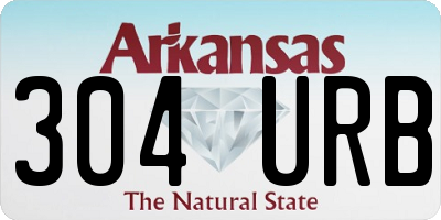 AR license plate 304URB