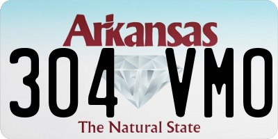 AR license plate 304VMO