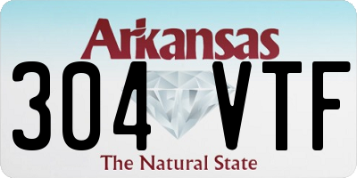 AR license plate 304VTF