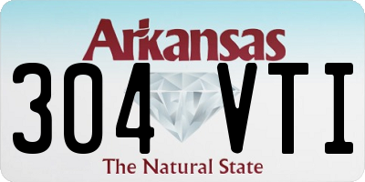 AR license plate 304VTI