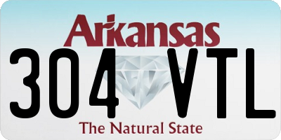 AR license plate 304VTL