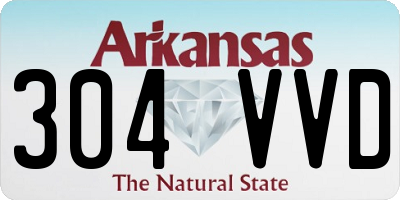 AR license plate 304VVD
