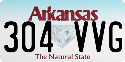 AR license plate 304VVG