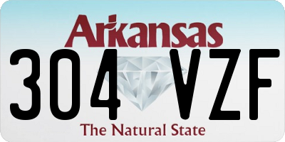 AR license plate 304VZF