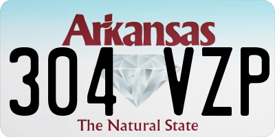 AR license plate 304VZP