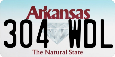 AR license plate 304WDL