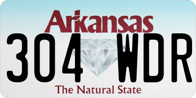 AR license plate 304WDR