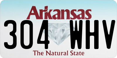 AR license plate 304WHV