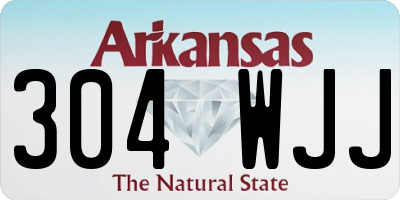 AR license plate 304WJJ