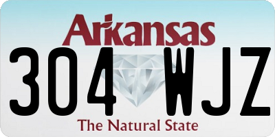 AR license plate 304WJZ