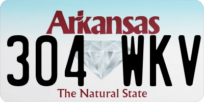 AR license plate 304WKV